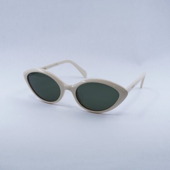 ?️ New Celine CL40264U 25N Sunglasses - Ivory Frame, Khaki Lenses main image 4
